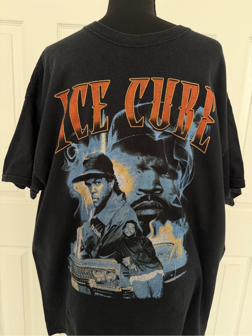 ICE CUBE Shirt Mens large Black Hip Hop Rap Music 90s Y2K Retro Streetwear